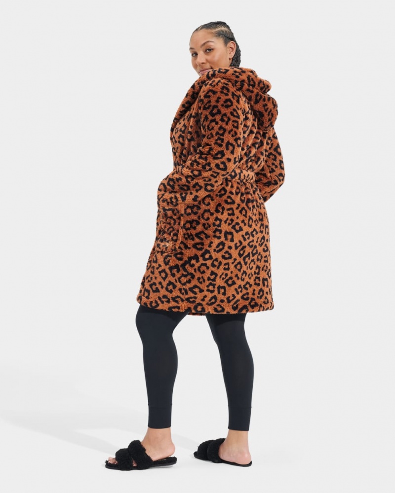 Ugg Aarti Print Women's Sleepwear Leopard | ZYVALQN-45