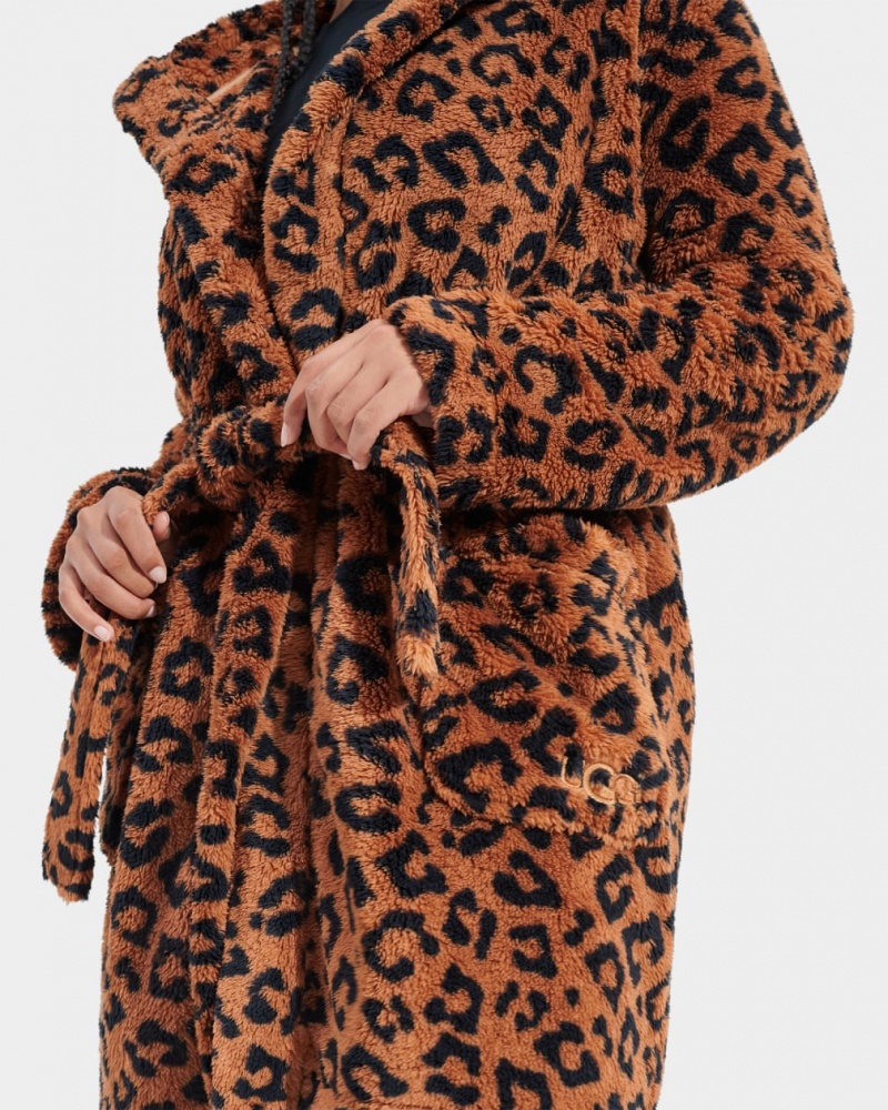 Ugg Aarti Print Women's Sleepwear Leopard | ZYVALQN-45