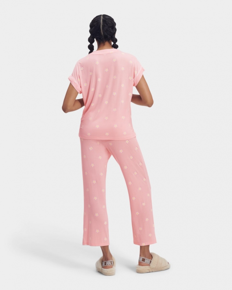 Ugg Addi Set II Women's Sleepwear Pink | QVMFKJE-27