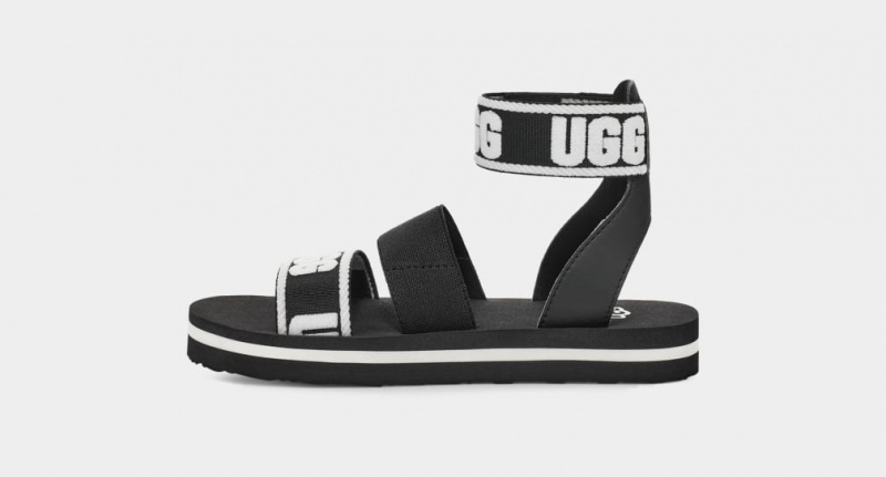 Ugg Allisa Kids' Sandals Black | LMZBNTE-67