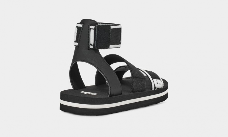 Ugg Allisa Kids' Sandals Black | LMZBNTE-67