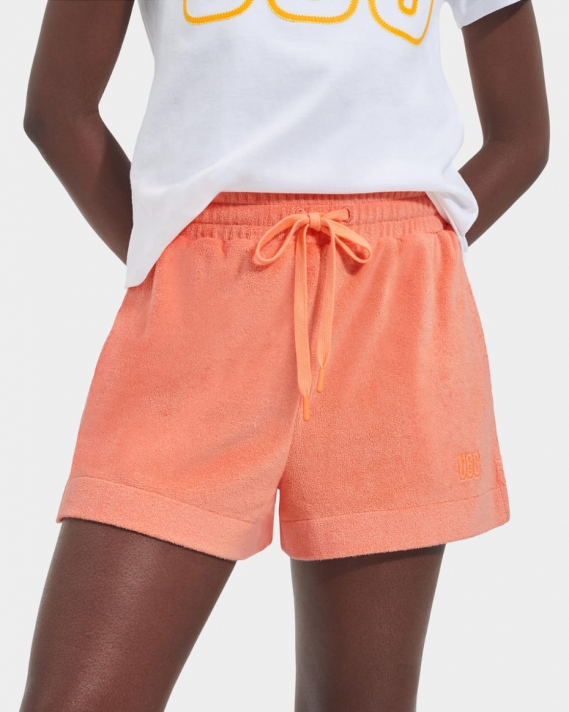 Ugg Amiah Drawstring Women's Shorts Orange | TBODENW-20