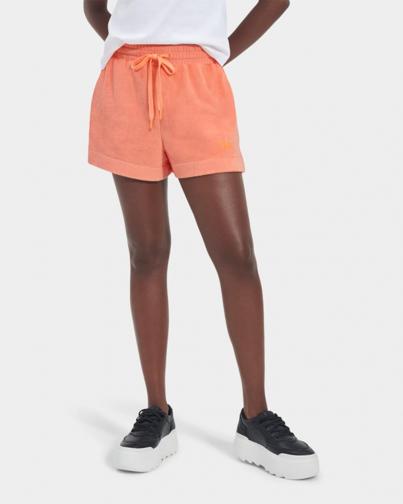 Ugg Amiah Drawstring Women's Shorts Orange | TBODENW-20