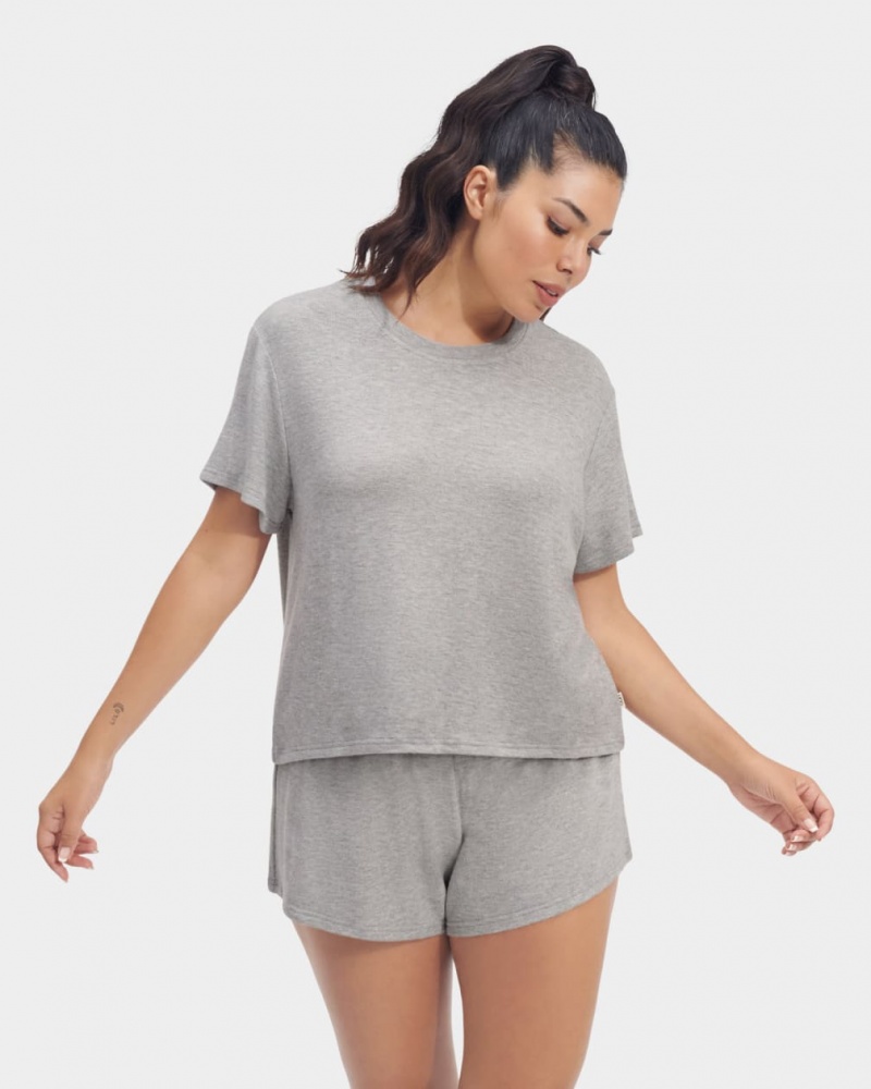 Ugg Aniyah Set Women's Sleepwear Grey | VYNHPSU-14