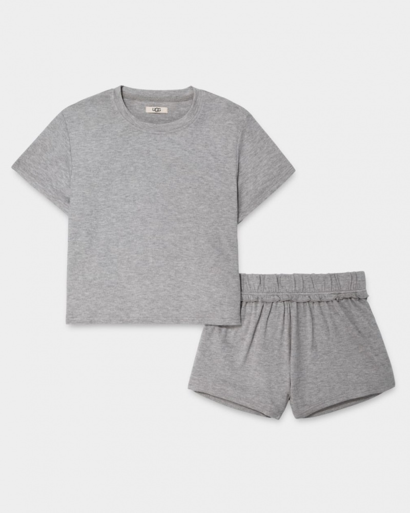 Ugg Aniyah Set Women's Sleepwear Grey | VYNHPSU-14