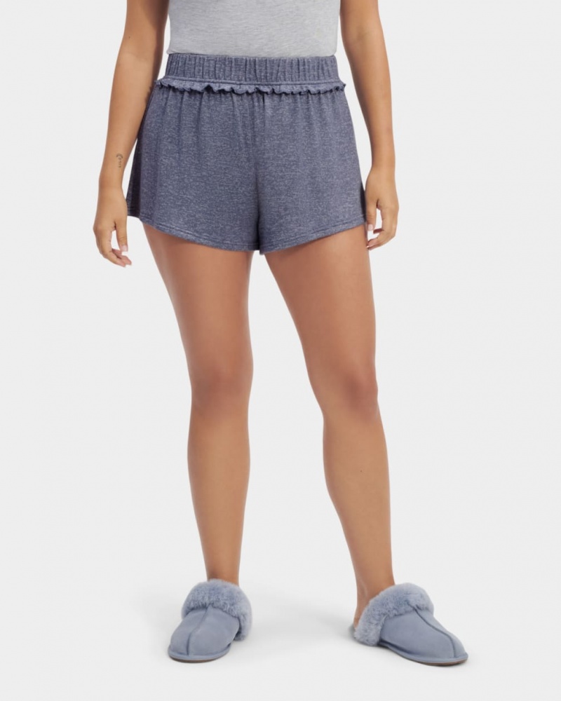 Ugg Aniyah Set Women's Sleepwear Navy | PILBJXZ-45