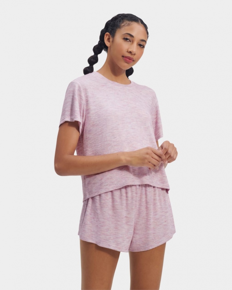 Ugg Aniyah Set Women's Sleepwear Pink / Multicolor | VOSNTXY-25