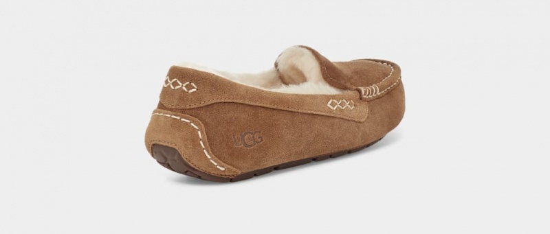 Ugg Ansley Women's Moccasins Brown | WTLDOGK-38