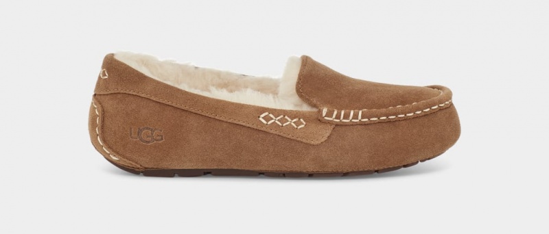 Ugg Ansley Women\'s Moccasins Brown | WTLDOGK-38