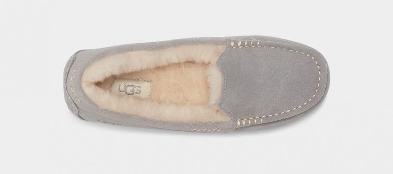 Ugg Ansley Women's Moccasins Light Grey | UXMDJYQ-63