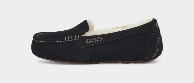 Ugg Ansley Women's Slippers Black | WVMHJGA-91