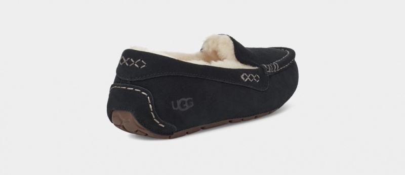 Ugg Ansley Women's Slippers Black | WVMHJGA-91