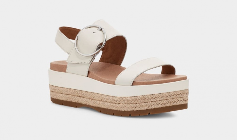 Ugg April Women's Sandals Beige | BVRLDWZ-41