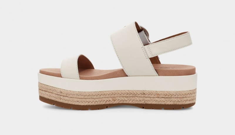 Ugg April Women's Sandals Beige | BVRLDWZ-41