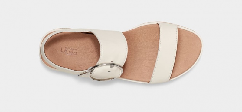 Ugg April Women's Sandals Beige | BVRLDWZ-41