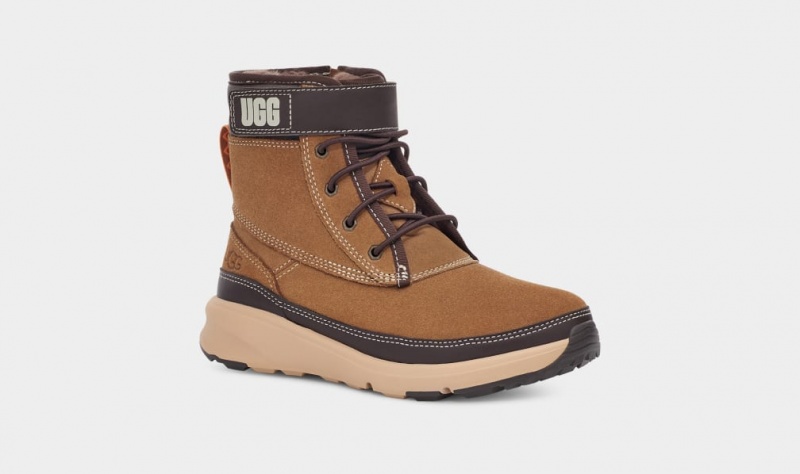 Ugg Arren Weather Kids' Boots Brown | VSYXQFD-21