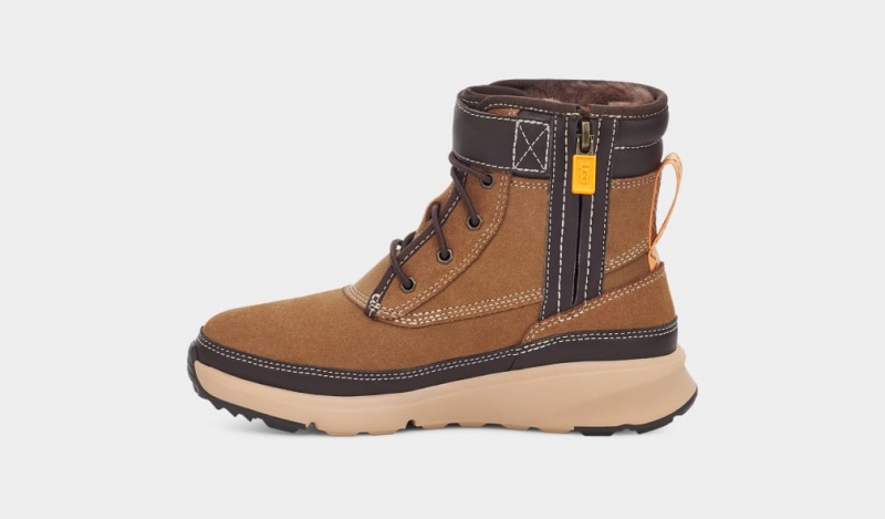 Ugg Arren Weather Kids' Boots Brown | VSYXQFD-21