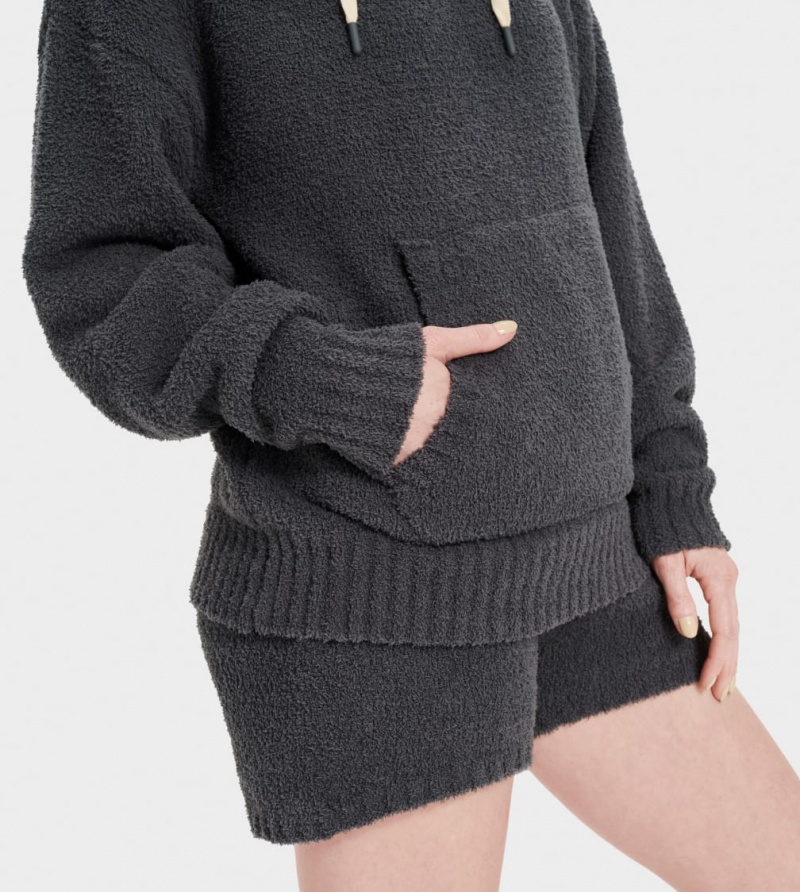 Ugg Asala Women's Hoodie Obsidian | GPBMOJT-25