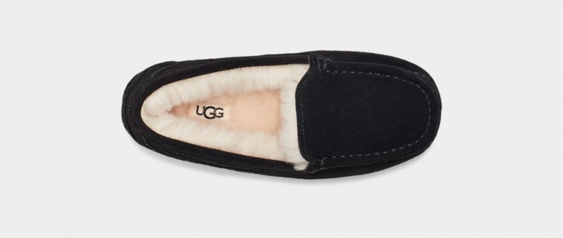 Ugg Ascot Kids' Slippers Black | LWHOBSY-21