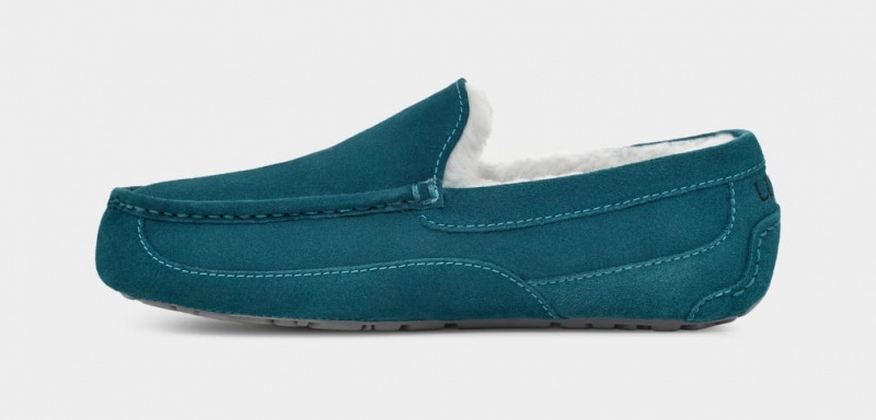 Ugg Ascot Men's Moccasins Blue | LTNWSZR-30