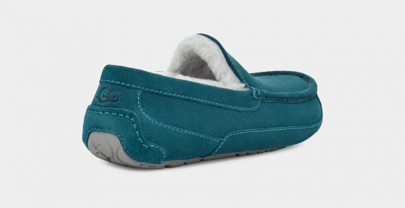 Ugg Ascot Men's Moccasins Blue | LTNWSZR-30