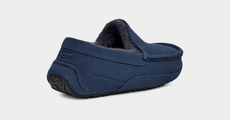 Ugg Ascot Men's Moccasins Blue | PJTIFCV-16