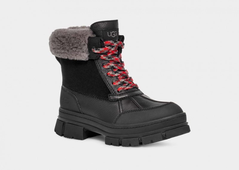 Ugg Ashton Addie Women's Boots Black | XZANKJC-71