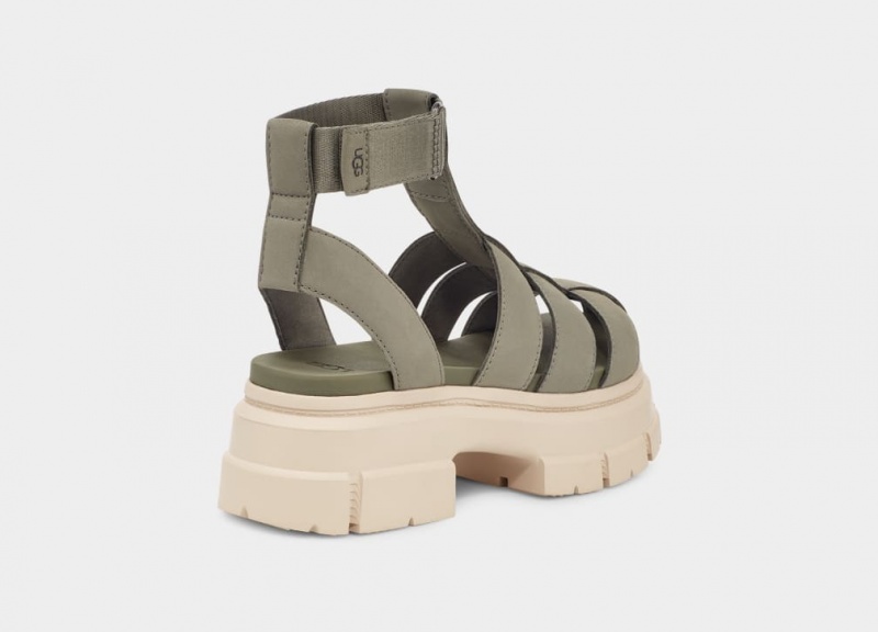 Ugg Ashton Strappy Women's Sandals Green | HYKWFXO-54