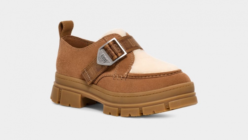 Ugg Ashton Suede Women's Clogs Brown | DRXNCWI-20