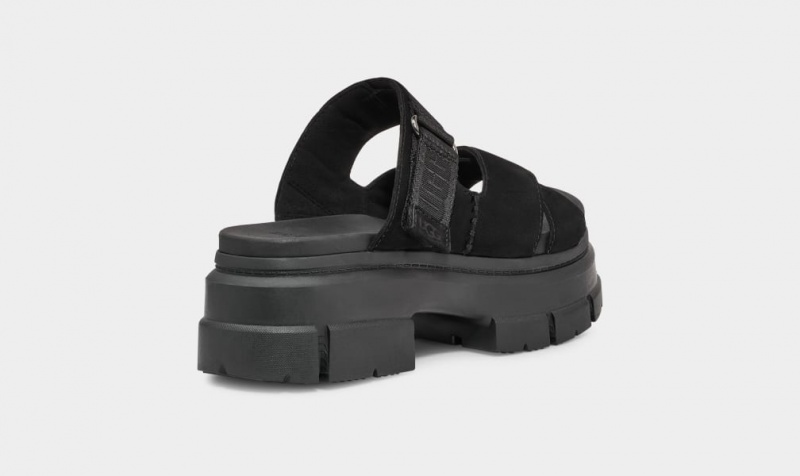 Ugg Ashton Women's Slides Black | RVJLDNY-30