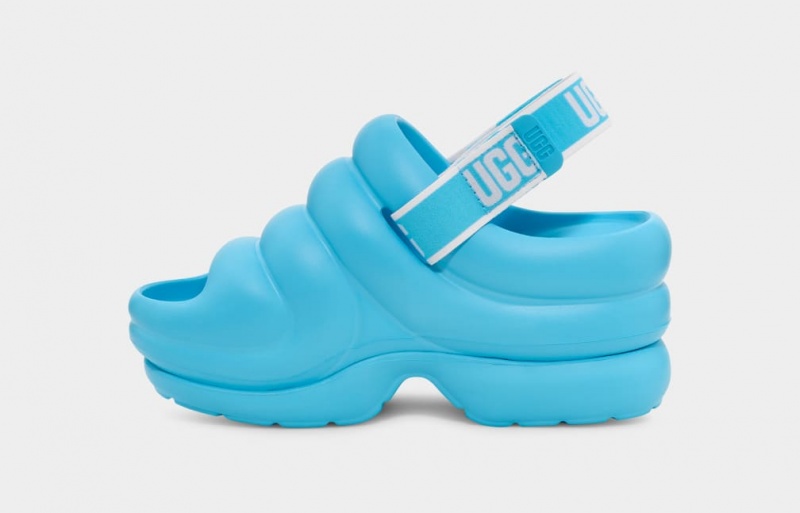 Ugg Aww Yeah Women's Sandals Blue | MEDQOGZ-30