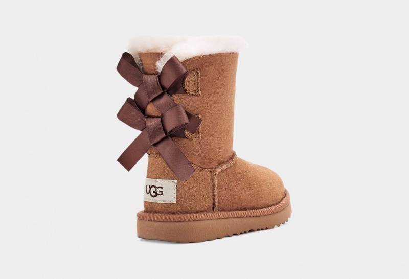 Ugg Bailey Bow II Kids' Boots Brown | NCJVXFK-19