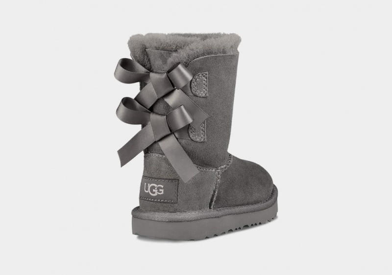 Ugg Bailey Bow II Kids' Boots Grey | GLAUVXD-29