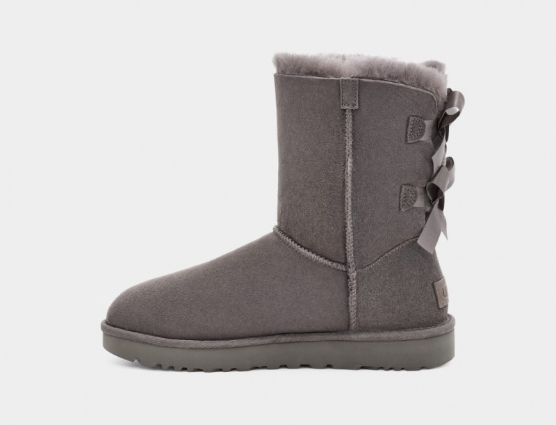 Ugg Bailey Bow II Women's Boots Grey | JQASWMI-47