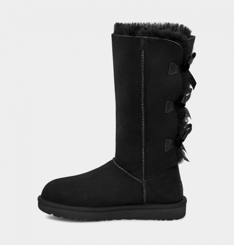 Ugg Bailey Bow Tall II Women's Boots Black | WYPLXVS-47