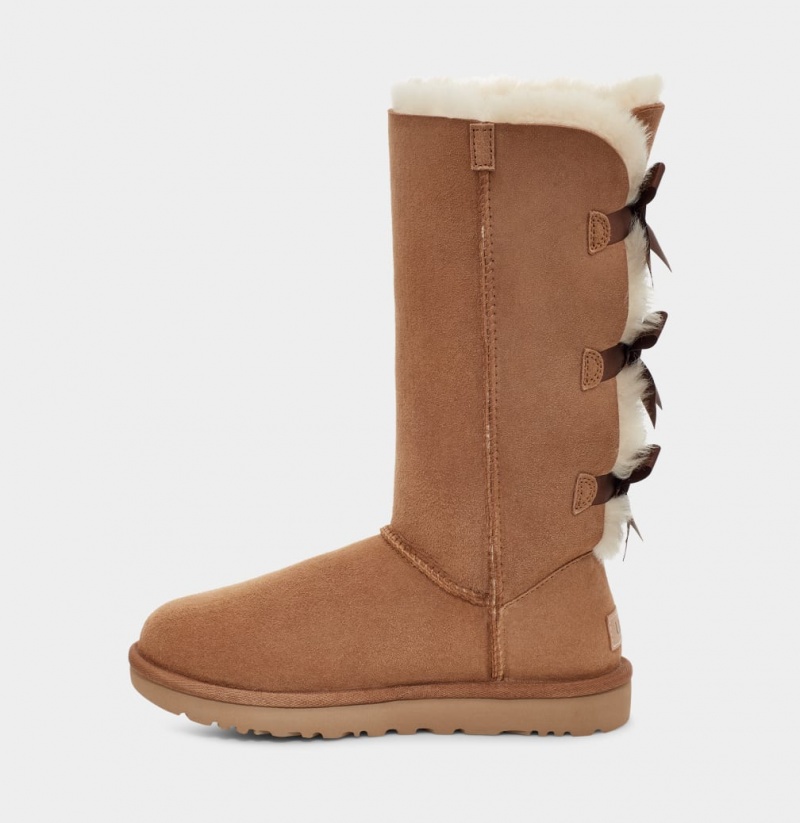 Ugg Bailey Bow Tall II Women's Boots Brown | NJTDPBG-19