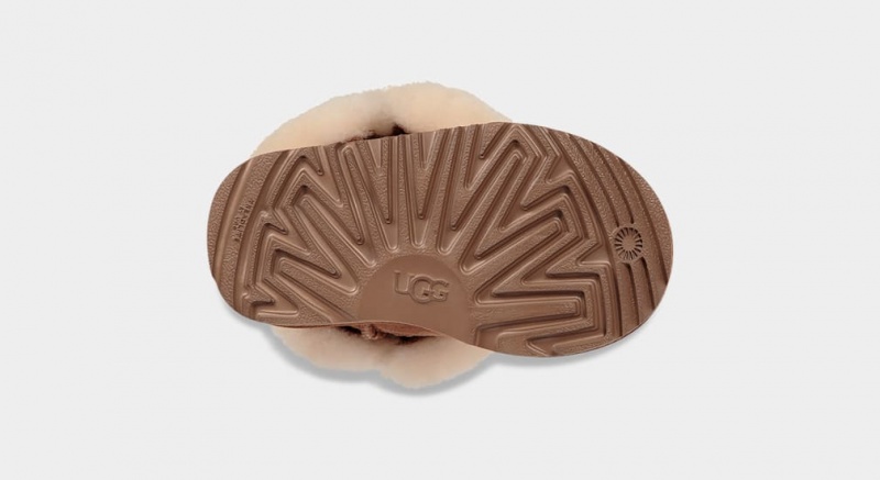 Ugg Bailey Button II Kids' Boots Brown | YTEVDKG-17