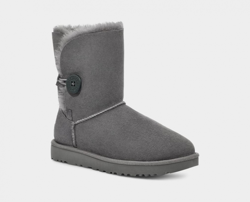 Ugg Bailey Button II Women's Boots Grey | LFSWERA-63