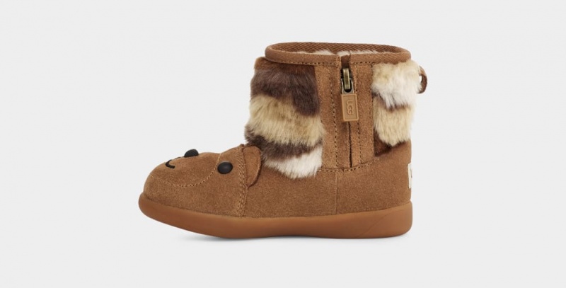 Ugg Bear Stuffie Kids' Boots Brown | FRYSHXJ-34