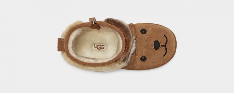 Ugg Bear Stuffie Kids' Boots Brown | FRYSHXJ-34