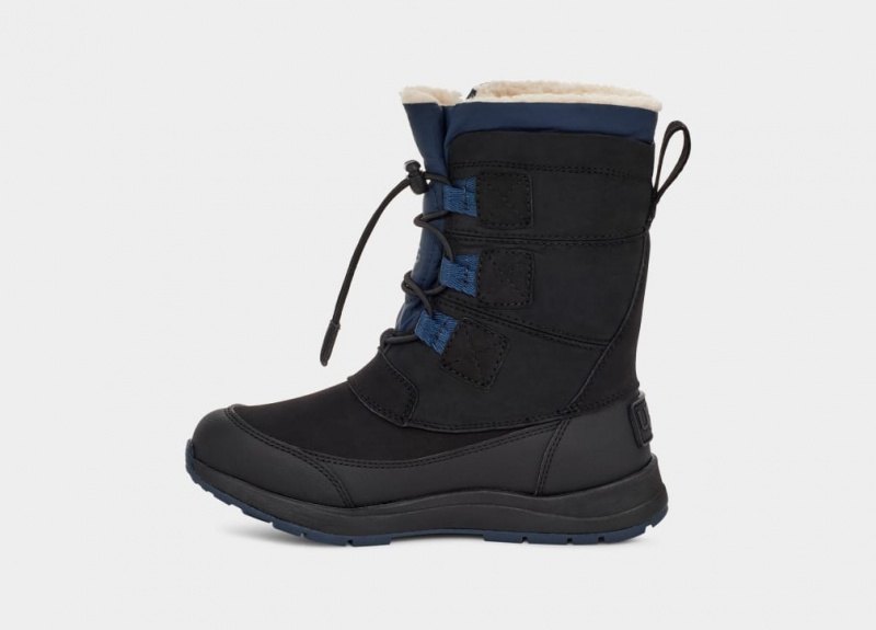 Ugg Bellemore Weather Kids' Boots Black | JEVFWPZ-79