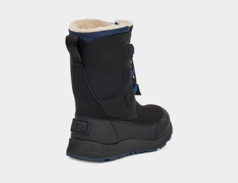 Ugg Bellemore Weather Kids' Boots Black | XWGAHUT-20