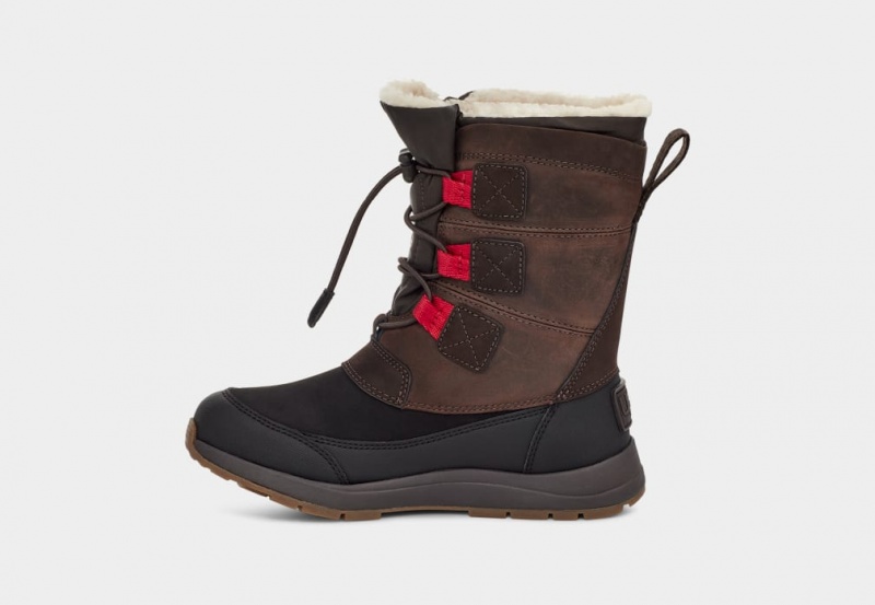 Ugg Bellemore Weather Kids' Boots Brown | DVESBFC-36