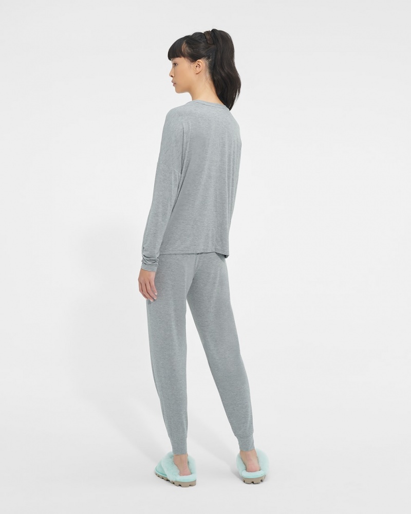 Ugg Birgit Set II Women's Sleepwear Grey | CVQOGXT-01