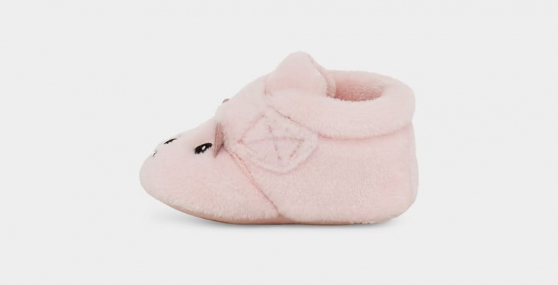 Ugg Bixbee And Lovey Bear Stuffie Kids' Boots Pink | KDNXCOZ-42