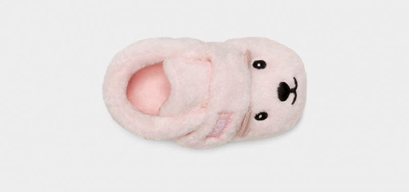 Ugg Bixbee And Lovey Bear Stuffie Kids' Boots Pink | KDNXCOZ-42