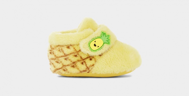 Ugg Bixbee Pineapple Stuffie Kids\' Boots Yellow | HZXKWMS-38