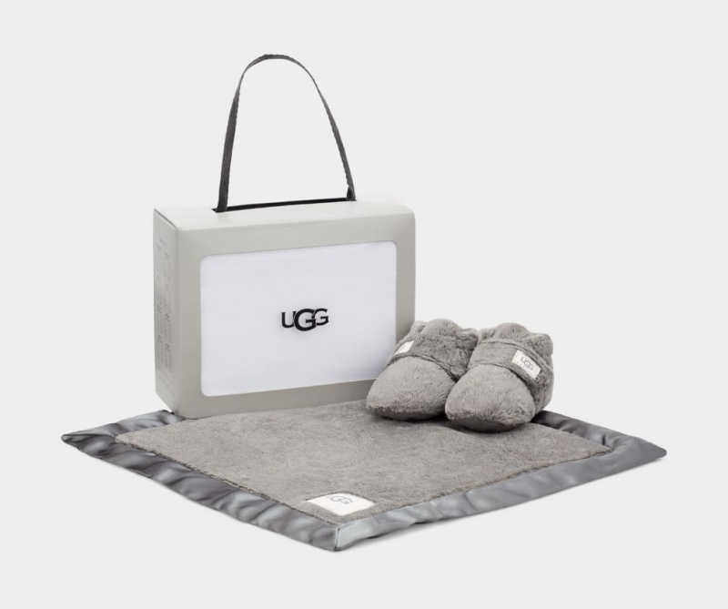 Ugg Bixbeeie and Lovey Blanket Kids\' Boots Grey | TPERUNS-83