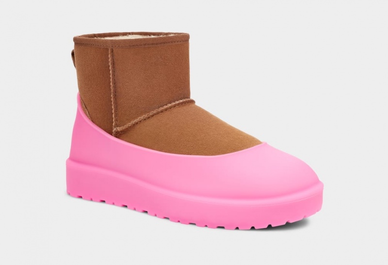 Ugg Boot Guard Women's Moccasins Pink | PWVTYKS-47