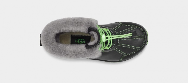 Ugg Butte II CWR Glow Graphic Kids' Boots Black / Green | JSANHTP-72